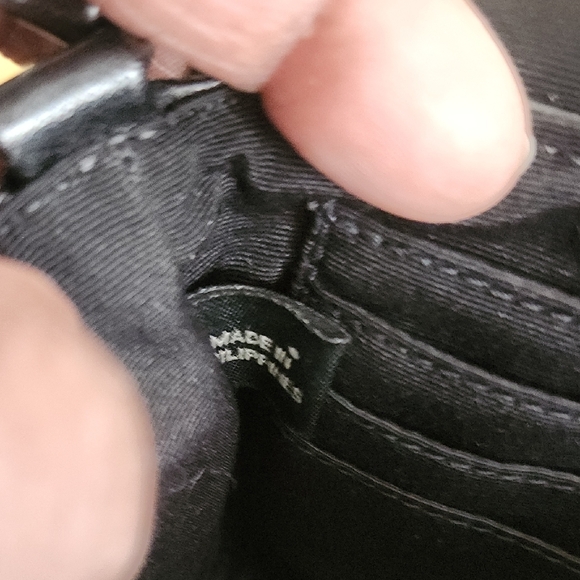 Coach Vintage Black Leather Clutch Wristlet EUC - Picture 7 of 10